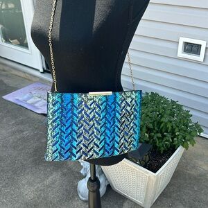 Snakeskin Clutch